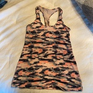 lululemon athletica Camouflage Tank Top - Black, Pink, Cream